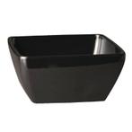 Pure Vierkante Kom | Zwart Melamine | 90x90mm