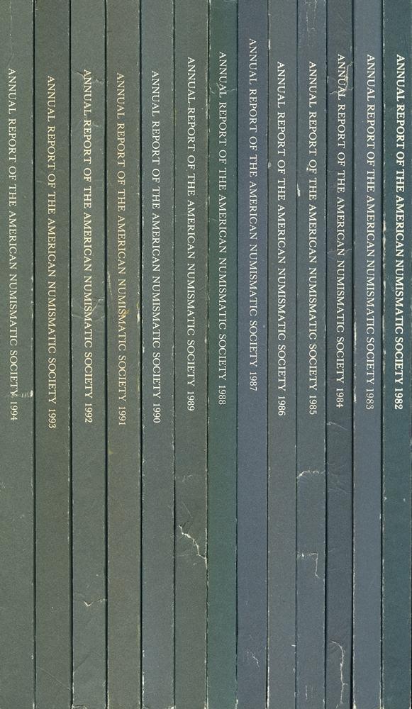 Jahrbuch Ans Lot 13 X Annual Report Of The American Numis..., Boeken, Overige Boeken, Nieuw, Verzenden