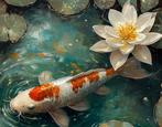 Irina Collins - Golden Koi XL · NO Reserve, Antiek en Kunst