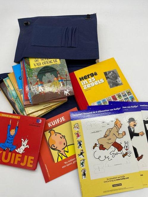 Reeks van 8 boeken en objecten - Kuifje, Boeken, Stripverhalen