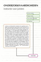 Onderzoeksvaardigheden = Research skills 9789069167046, Verzenden, Zo goed als nieuw, I. Curry-Sumner