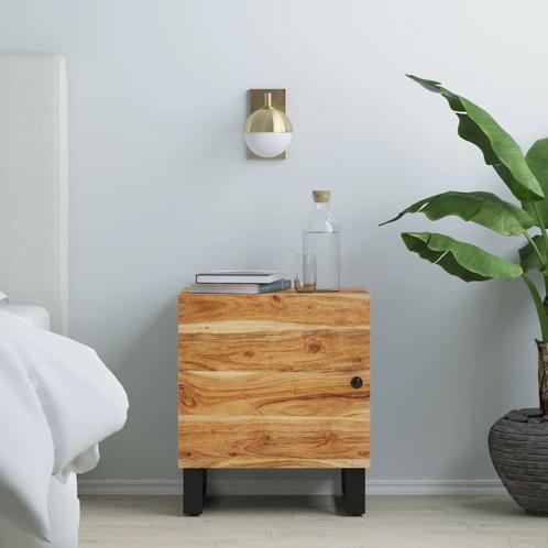vidaXL Nachtkastje 40x33x46 cm massief acaciahout, Huis en Inrichting, Slaapkamer | Nachtkastjes, Nieuw, Verzenden