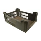 Magazijnbak met grijpopening 400x300x160 mm PP5 grijs, Zakelijke goederen, Ophalen of Verzenden