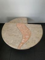 Salontafel - Marmer - Draaibaar, uitbreidbaar