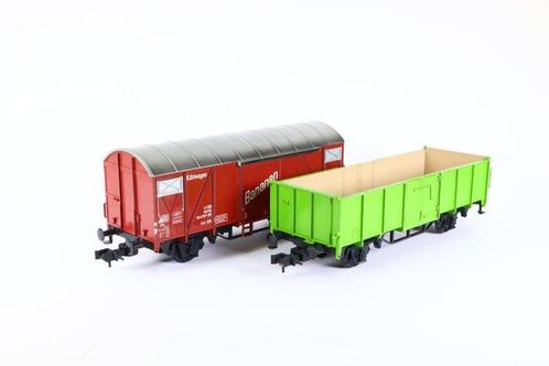 Märklin 1 - Transport de fret - Deux wagons de fret dont 1 «, Hobby en Vrije tijd, Modeltreinen | Overige schalen