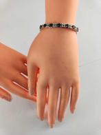 Bracelet de tennis - 18 carats Or blanc - 3.64ct. tw. Saphir, Bijoux, Sacs & Beauté