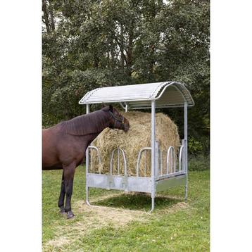 Râtelier à foin hobby 8 places avec palissade - 1,5 x 1,5 m beschikbaar voor biedingen