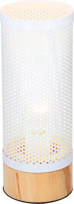 Tweedekans | Grundig Tafellamp – Rond, Diffuus Licht, Wit &, Huis en Inrichting, Lampen | Tafellampen, Ophalen of Verzenden, Nieuw