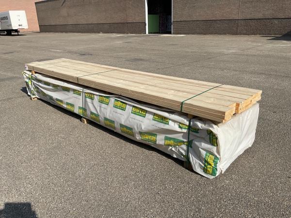 Veiling - 20x vuren balk geschaafd 510x17x3.8 cm, Doe-het-zelf en Bouw, Hout en Planken