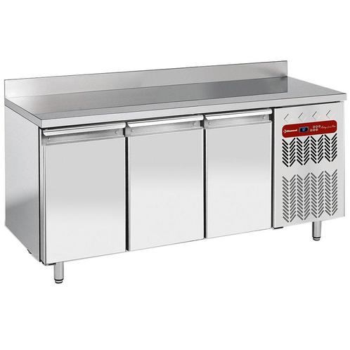 Wand koeltafel, geventileerd, 3 deuren EN 600x400, 550 liter, Zakelijke goederen, Horeca | Keukenapparatuur, Koelen en Vriezen