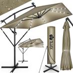 Tillvex® LED Parasol - Rechthoekig - 235x235cm - Verstelbaar, Verzenden, Nieuw