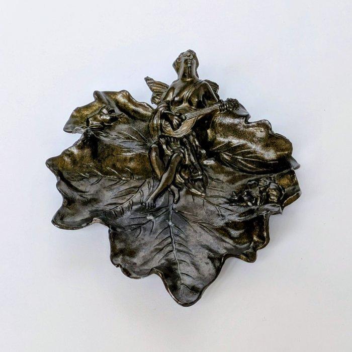 Vide-poche - Decoratieve Art Nouveau-schaal in de vorm van, Antiek en Kunst, Curiosa en Brocante