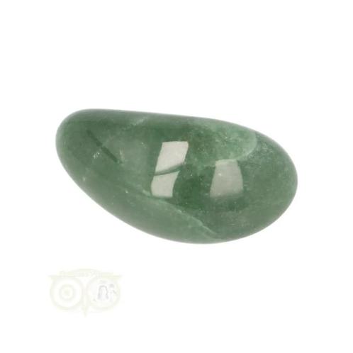 Groene Aventurijn Knuffelsteen Nr 59 -  34 gram, Handtassen en Accessoires, Edelstenen, Nieuw, Verzenden