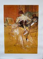Henri de Toulouse Lautrec - Femme dégrafant son corsage -
