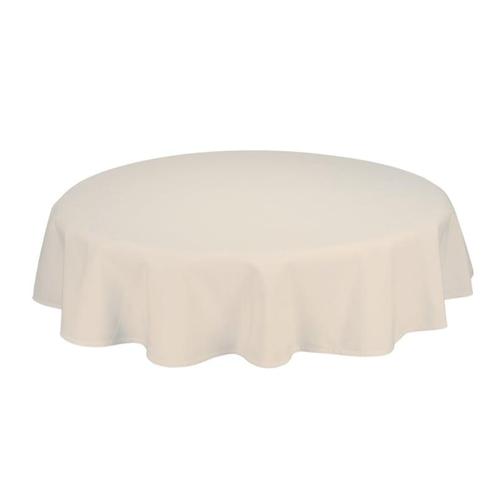 Nappe de Table Off White 230cm Ø - Treb SP, Huis en Inrichting, Keuken | Textiel, Overige kleuren, Nieuw, Verzenden