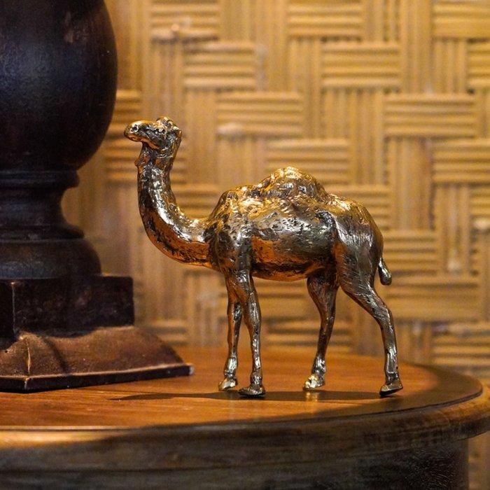 sculptuur, NO RESERVE PRICE - Bronze Polished Dromedary, Antiek en Kunst, Kunst | Designobjecten