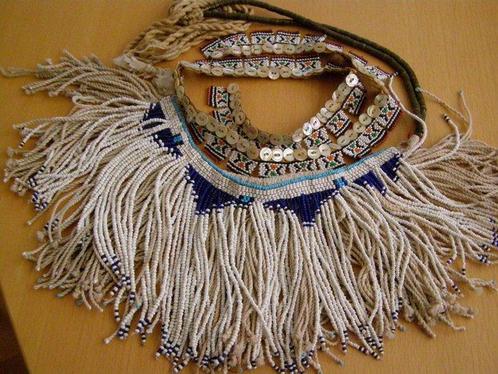 ZULU SCHAAMSCHORTJE RIEM LICHAAMS VERSIERINGEN - Cache-sexe, Antiek en Kunst, Kunst | Niet-Westerse kunst