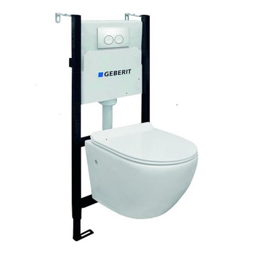 Inbouwreservoir + Wandcloset En Softclose Zitting Van Marcke, Doe-het-zelf en Bouw, Sanitair, Overige typen, Nieuw, Ophalen of Verzenden