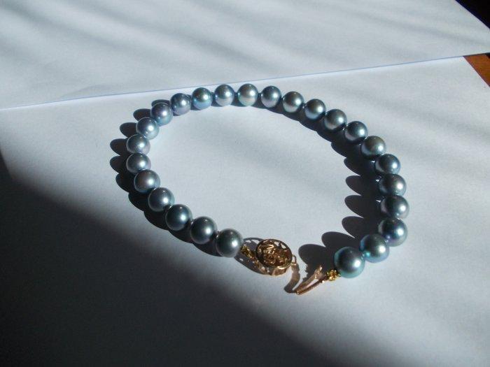 Armband - 14 karaat Geel goud, Pearl Parel - Uitstekende, Handtassen en Accessoires, Armbanden