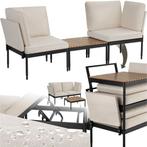 2dekans | tectake® - Loungeset Magaluf - 5-in-1 tuinset met, Jardin & Terrasse, Ophalen of Verzenden