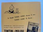 Tintin - 1 Advertentiefolder Objectif Lune - Casterman, Nieuw
