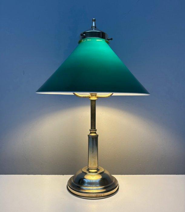 Tafellamp - Messing, Glas, Antiek en Kunst, Curiosa en Brocante