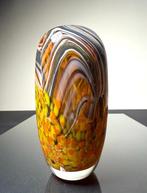 Maxence Parot - Vase - Vase unique couleurs opaline et Or -, Antiquités & Art, Antiquités | Verre & Cristal