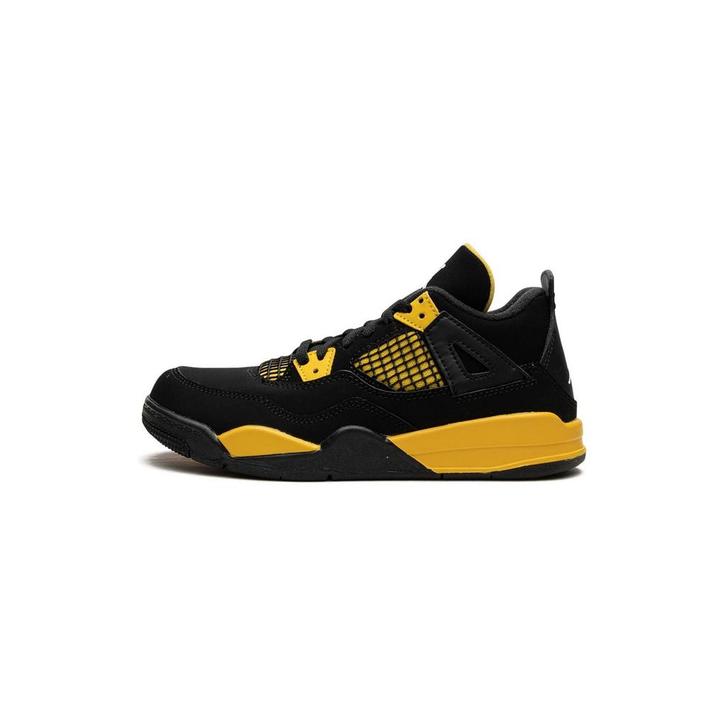 Air Jordan 4 Yellow Thunder (PS) - Maat 31.5 EU, Kleding | Heren, Schoenen, Ophalen of Verzenden