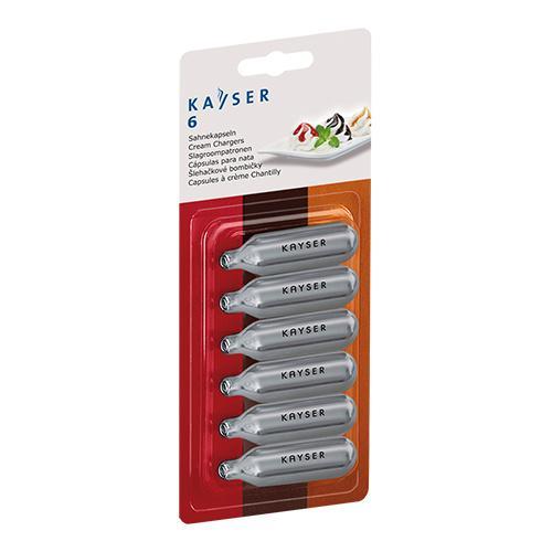 Slagroompatronen cap. 6st Kayser, Zakelijke goederen, Horeca | Keukenapparatuur, Nieuw in verpakking, Verzenden
