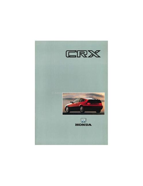 1990 HONDA CRX BROCHURE ZWEEDS, Livres, Autos | Brochures & Magazines