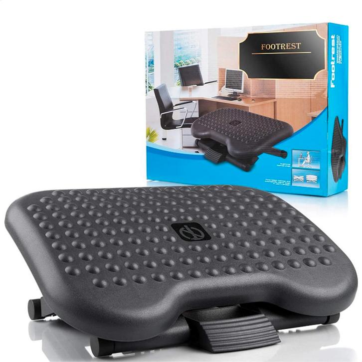 Strex Voetensteun Ergonomisch - Verstelbaar - Anti-Slip -, Diversen, Bureau-accessoires, Verzenden