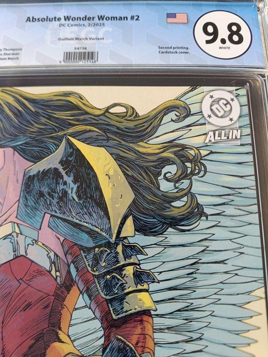 Absolute Wonder Woman #2 - 2nd Printing Guillem March - EGC, Boeken, Strips | Comics