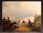 Houtman (XIX) - Landschap met koeien, Antiek en Kunst
