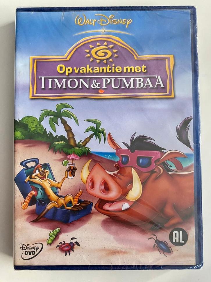 OP VAKANTIE MET TIMON & PUMBA (IN SEAL) (DVD), Cd's en Dvd's, Dvd's | Overige Dvd's, Gebruikt