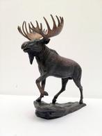 Figurine - A moose - Elk - Bronze