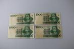 Pays-Bas - 4 x 1000 Gulden 1972 - PL128, Timbres & Monnaies