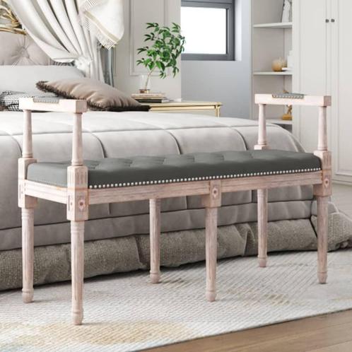 vidaXL Bankje 110x40x70 cm stof donkergrijs, Huis en Inrichting, Overige Huis en Inrichting, Nieuw, Verzenden