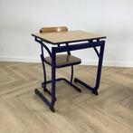 complete schoolset Marko 8x tafels + stoelen, zithoogte 46, Huis en Inrichting, Gebruikt, Hout, Eén
