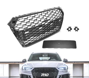 CALANDRE LOOK RS4 A4 B9 15-19 NOIR BRILLANT, Verzenden