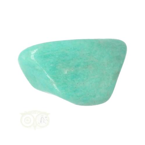 Amazoniet  trommelsteen Nr 27  -34 gram - Zambia, Handtassen en Accessoires, Edelstenen, Nieuw, Verzenden