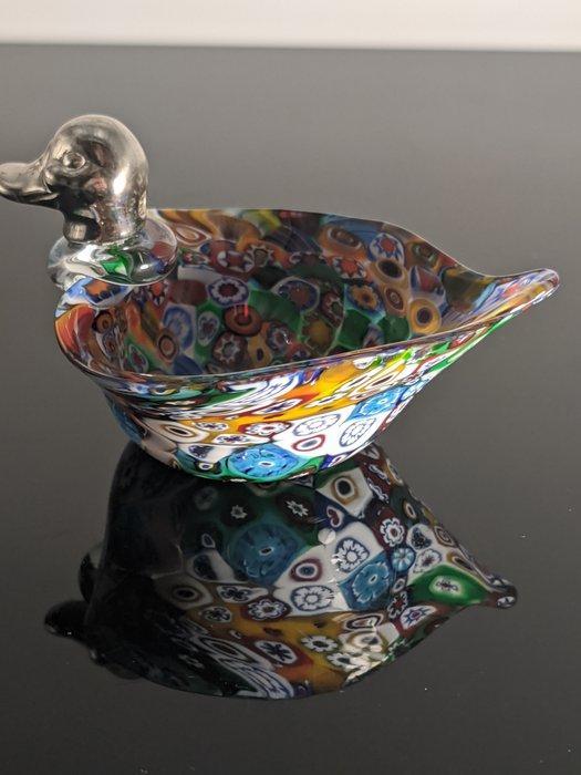 Murano - Kom - Murrine - Muranoglas, Antiek en Kunst, Antiek | Glaswerk en Kristal