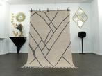 Berber, Tapis Beni Ouarain blanc et noir en laine - Tapis -, Nieuw