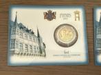 Luxemburg. 2 Euro 2022 (3 coincards) (Zonder Minimumprijs), Postzegels en Munten