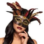 Halloween Masker Voodoo Veren, Nieuw, Verzenden