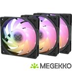 Scythe Wonder Tornado -  120MM - 3 PACK - Black - ARGB, Computers en Software, Computerkoelers, Verzenden, Nieuw