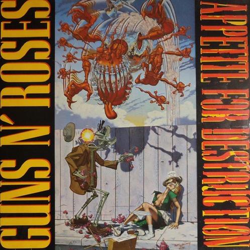 Guns N’ Roses - Appetite For Destruction - 1St EU Pressing,, Cd's en Dvd's, Vinyl Singles