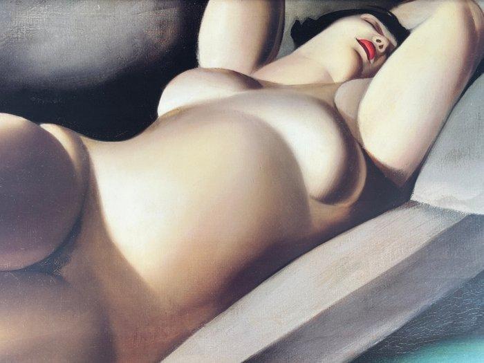 Tamara de Lempicka (after) - La Belle Rafaëla (XL), Antiek en Kunst, Kunst | Tekeningen en Fotografie