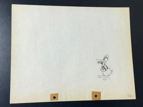 Walt Disney - Dessin de production original vintage de, Verzamelen, Disney