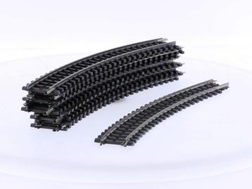 Schaal H0 Märklin 2221 K-rail gebogen rails 360 mm R1 10..., Ophalen of Verzenden, Rails
