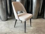 Veiling - Eetkamerstoel Chef (set van 4) Linnenstof - Lichtg, Nieuw